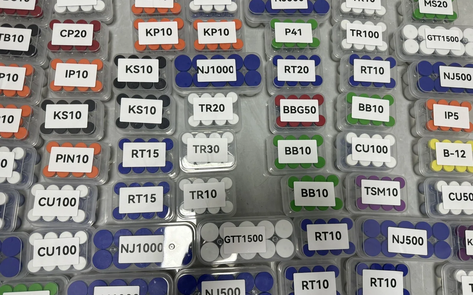 Company-provided peptide sample reference kits